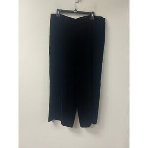 Black Tie Velvet Black Pants. Sz 12